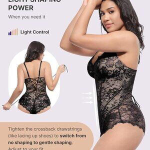 SHAPELLX Lace Bodysuit